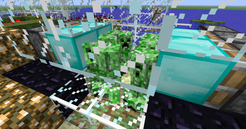 Creeper Music Disc Farm Creative Mode Minecraft Java Edition