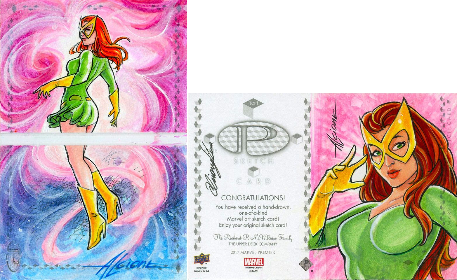 Matt's Marvel Premiere 2017 Sketch Card Collection - Updated