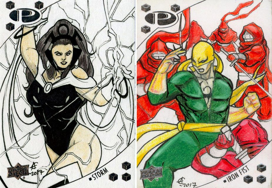 Matt's Marvel Premiere 2017 Sketch Card Collection - Updated