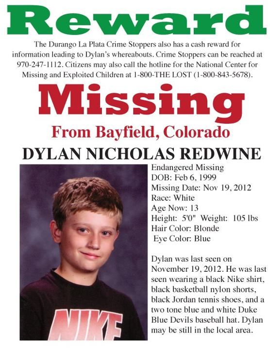missing boy Dylan Redwine BabyCenter