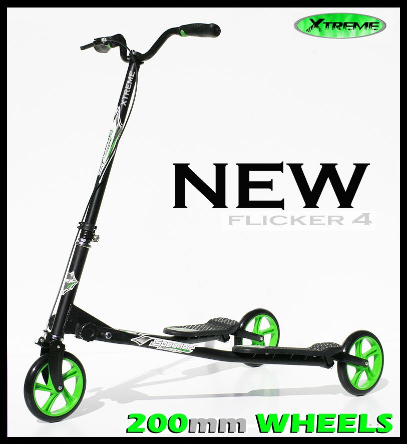 FLICKER 4 SCOOTER THREE WHEELED TRI SCOOTER TRIX SUPER SPEEDER