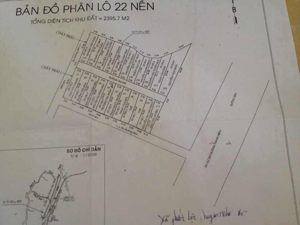 Đất nằm sát khu dự án Q8 - 3