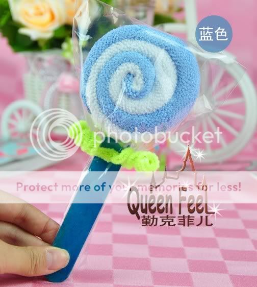 Celebration Towel Cutie Candy Lollipop Party Supply Baby Favors Lovers Gift SK18