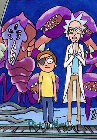 Matt's Rick and Morty sketch card collection - Page 2 - Blowout Cards ...