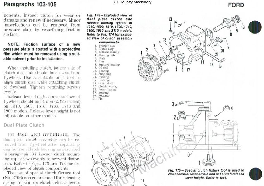 Ford 1900 tractor manual free